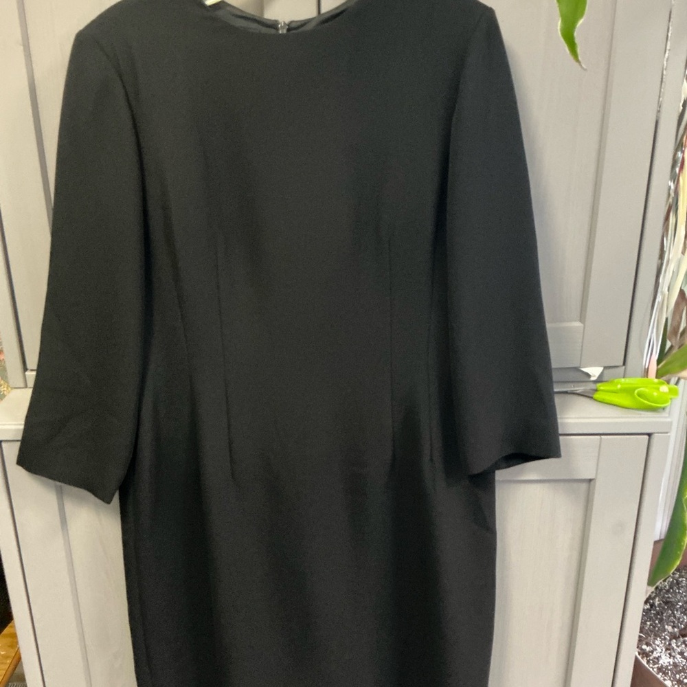 Liz Claiborne Classic Black Long Sleeve Dress